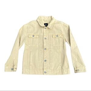 Art Class Jean Jacket Button Front In Sand Color 100% Cotton Size Medium (8/10)